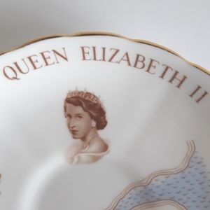 1959 H.M. Queen Elizabeth II saucer